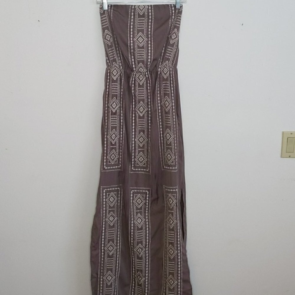 Gianni Bini Strapless Maxi Dress